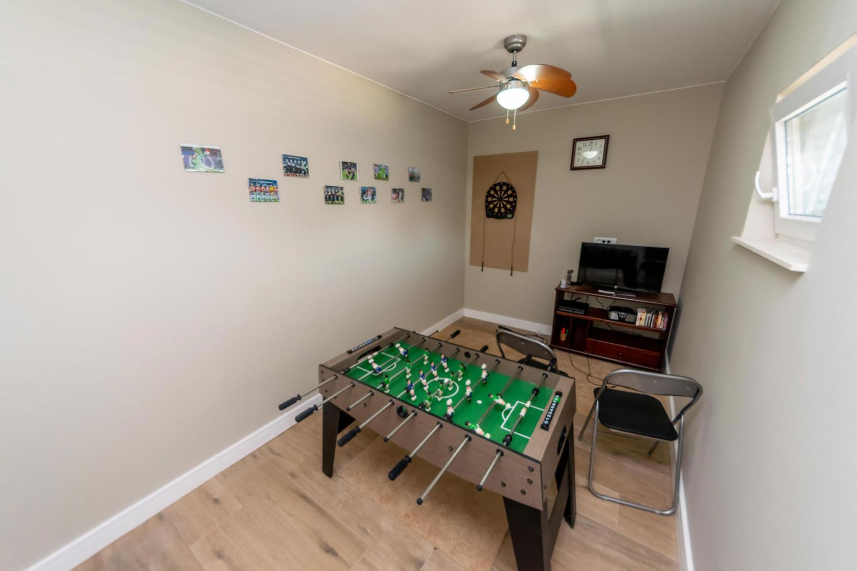 Villa Idassa, Briševo, table football, darts, game room, www.zadarvillas.com